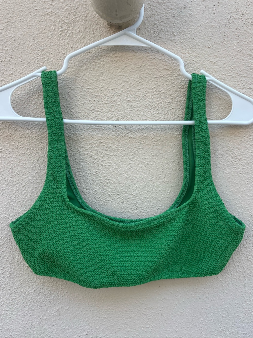 PacSun Eco Green Bianca Scrunch Square Neck Bikini Top